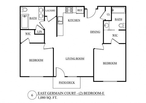 a floor plan of a house with bedrooms and a living room